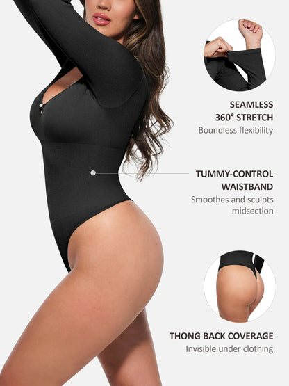 Seamless Ribbed Bodysuit [BOGO]