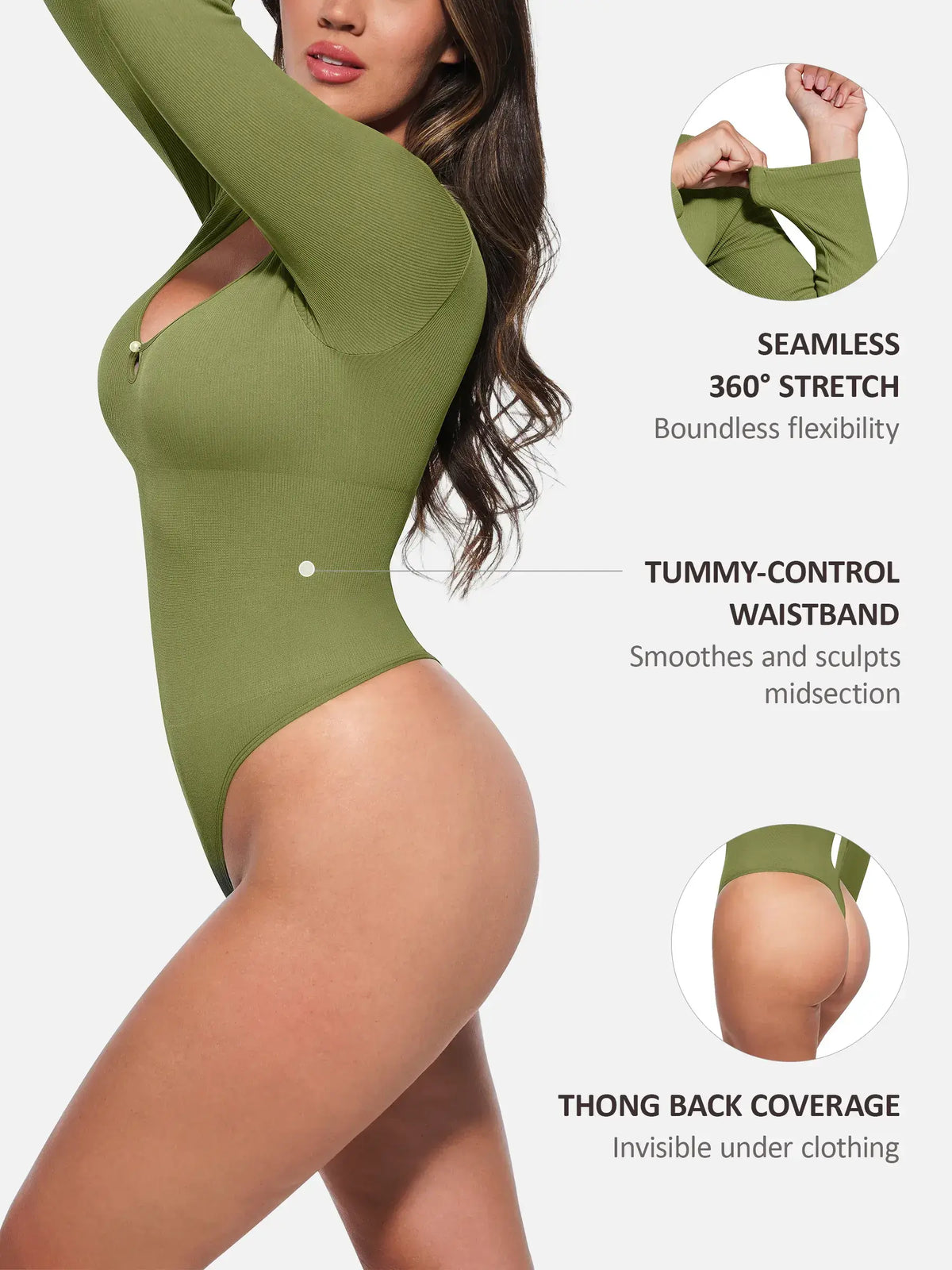 Seamless Ribbed Bodysuit