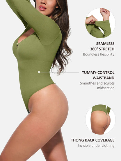 Seamless Ribbed Bodysuit