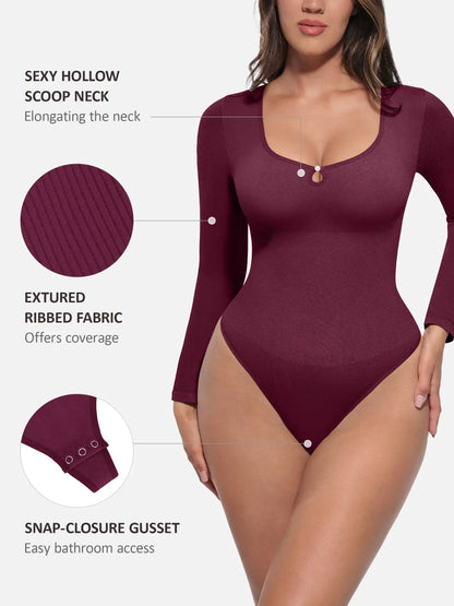 Seamless Ribbed Bodysuit [BOGO]
