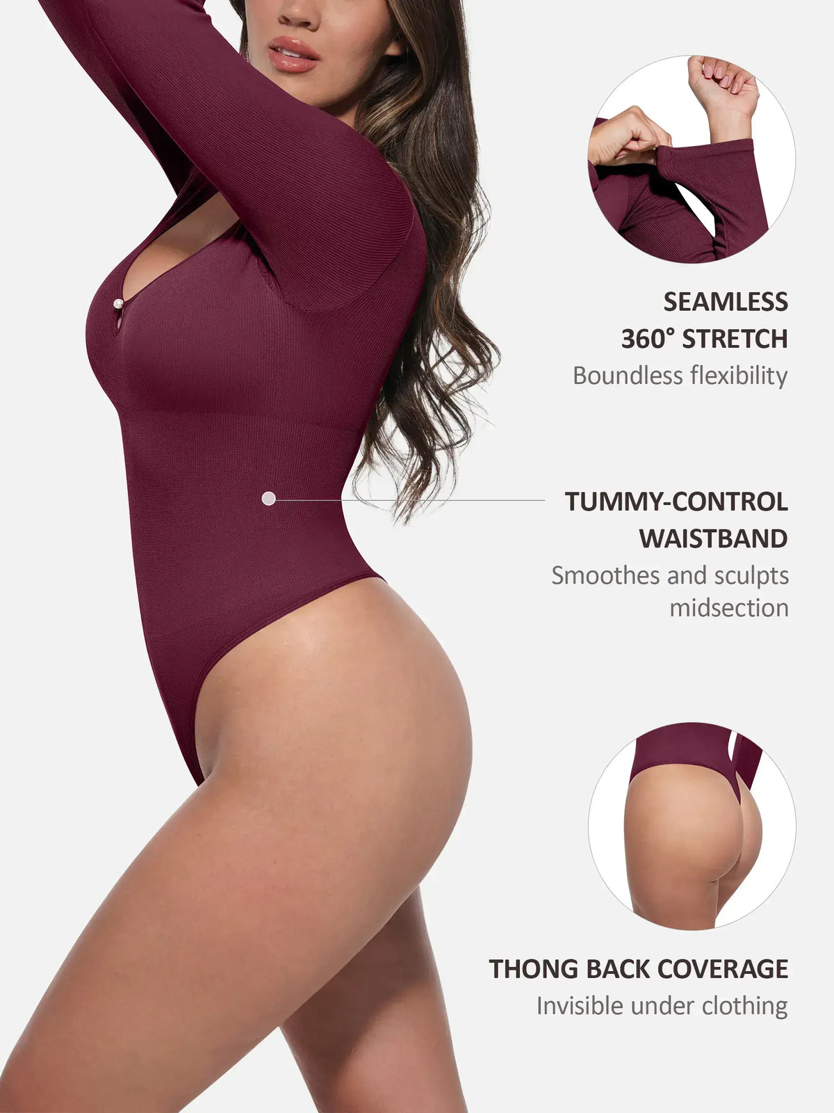 Seamless Ribbed Bodysuit [BOGO]
