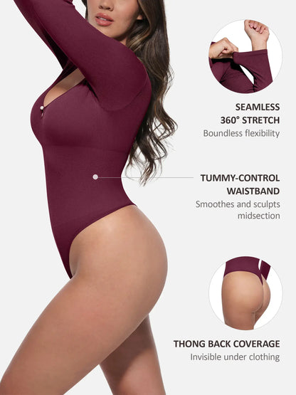 Seamless Ribbed Bodysuit [BOGO]