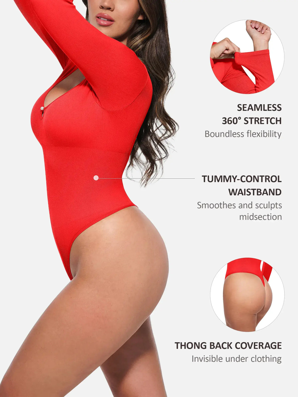 Seamless Ribbed Bodysuit [BOGO]