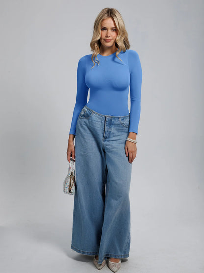 Ultra-Soft Crew Neck Bodysuit