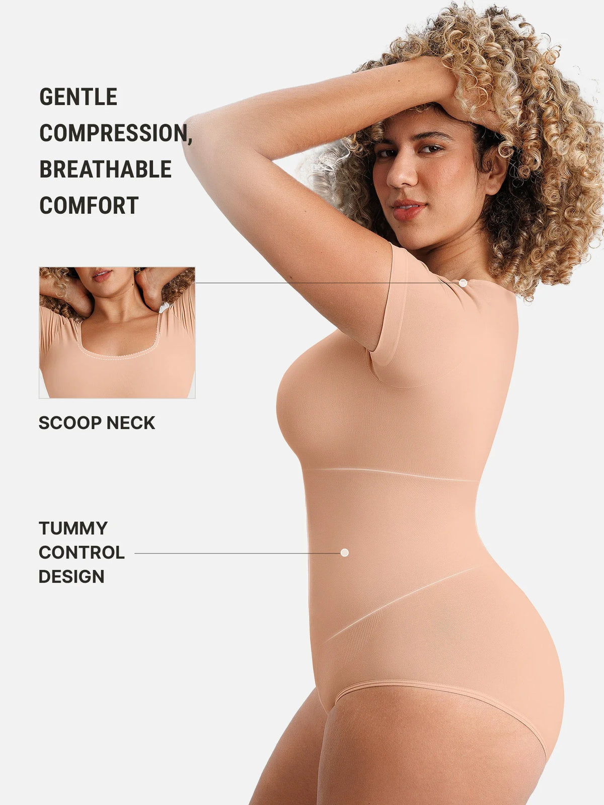 Scoop Neck Buttery Seamless Bodysuit