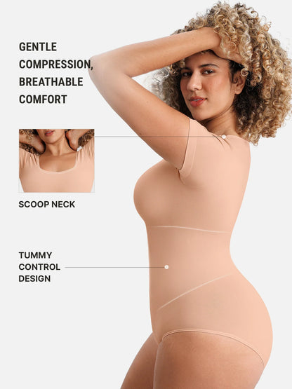 Scoop Neck Buttery Seamless Bodysuit