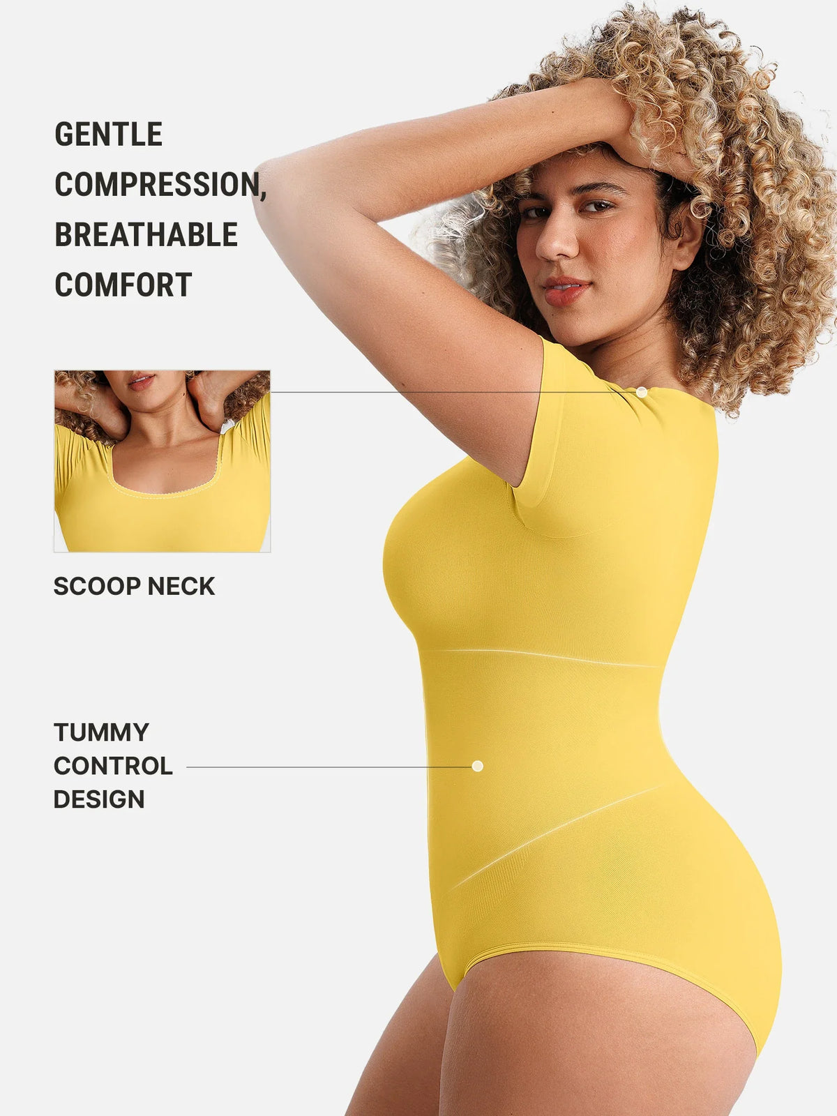 Scoop Neck Buttery Seamless Bodysuit
