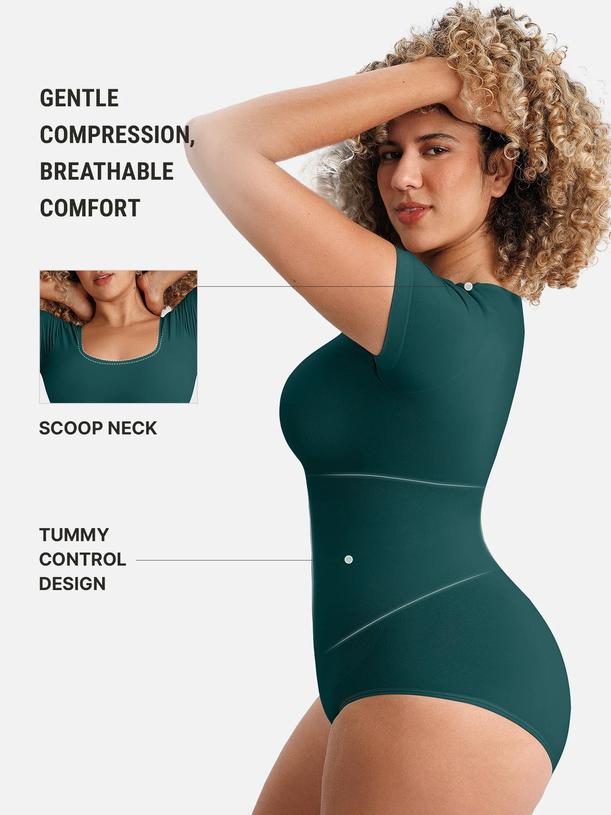 Scoop Neck Buttery Seamless Bodysuit