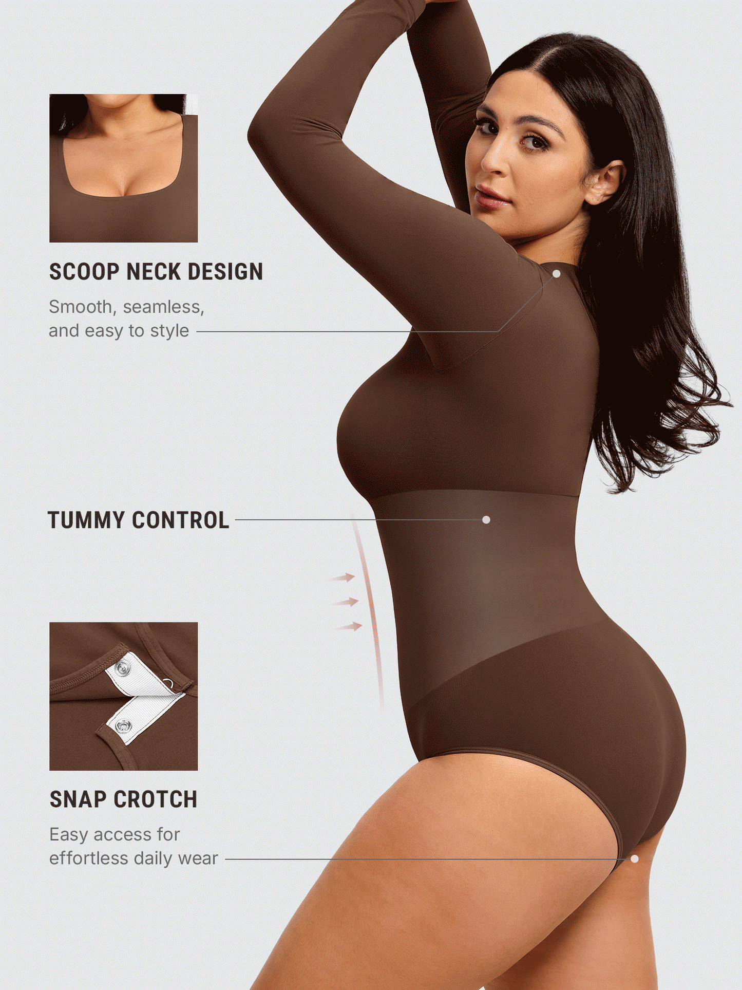 Buttery Seamless Tummy Control Classic Bodysuit