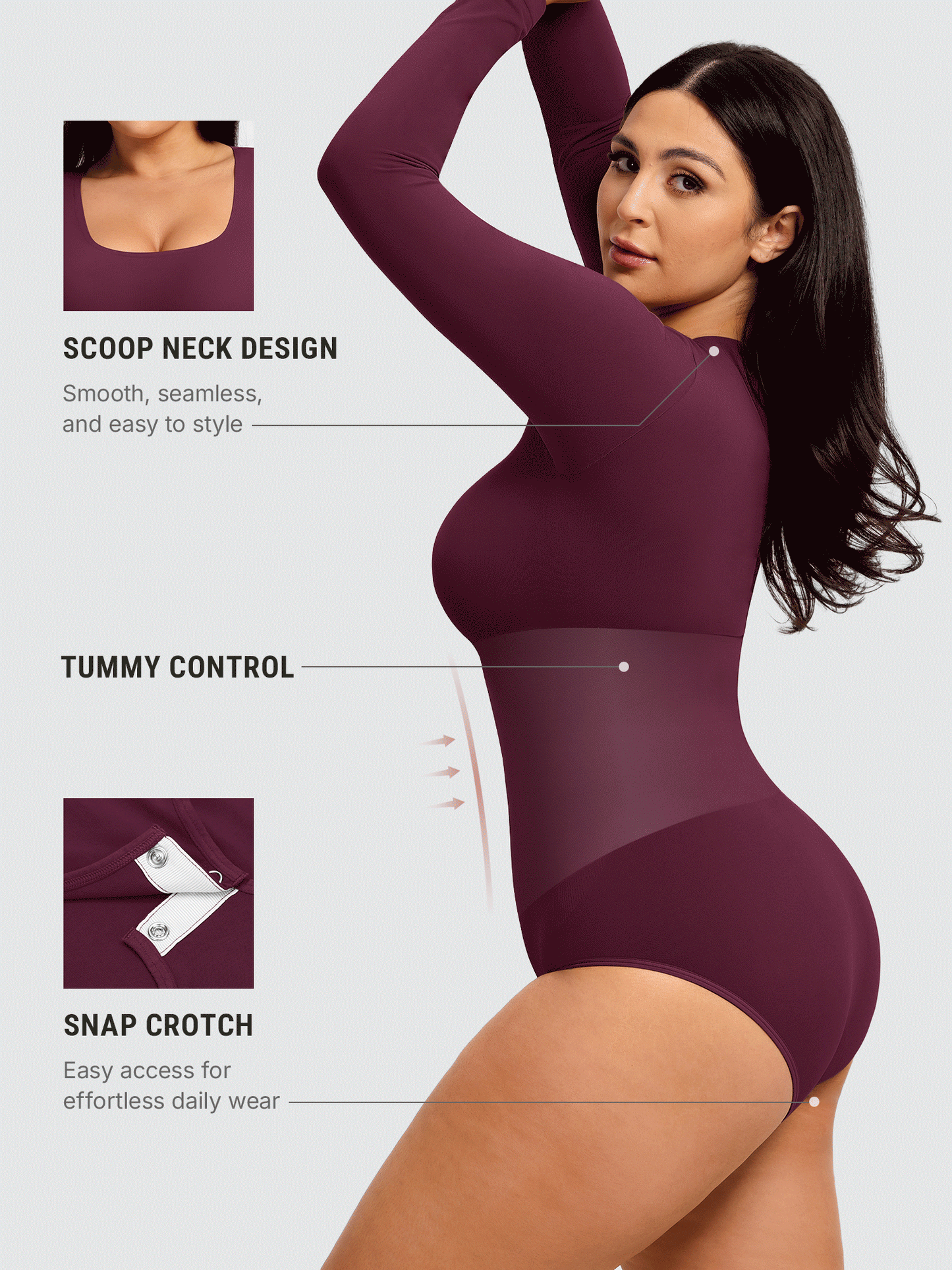Buttery Seamless Tummy Control Classic Bodysuit