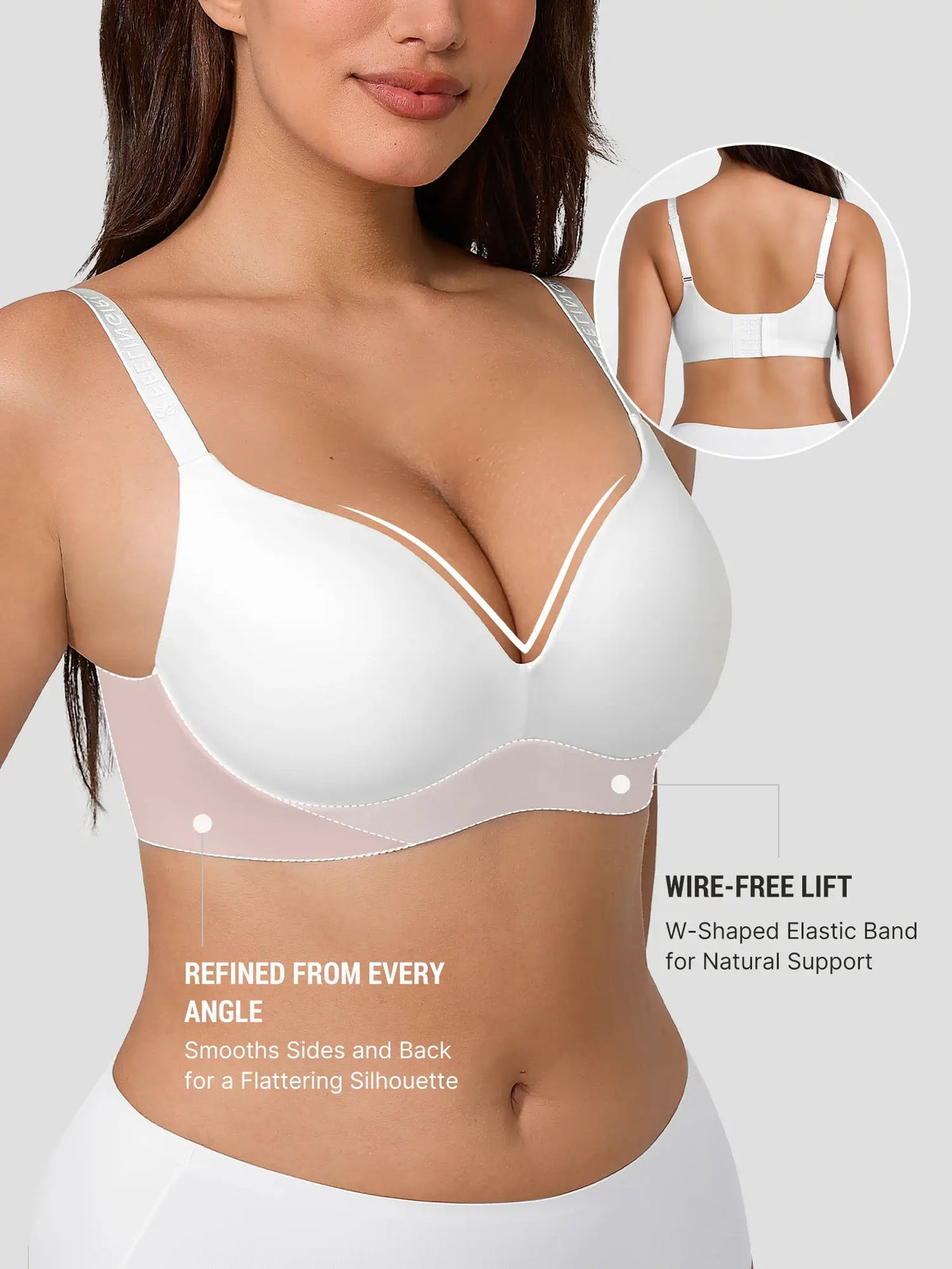 Push Up Soft Wireless Bra