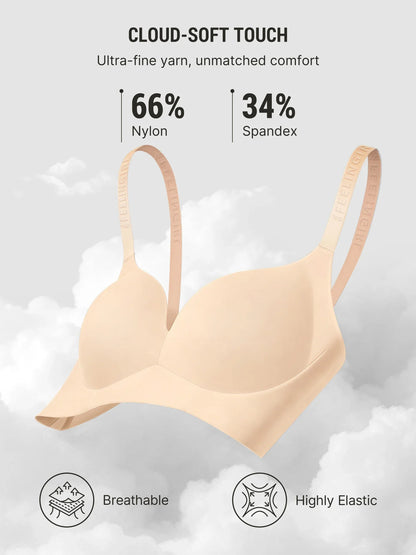 Push Up Soft Wireless Bra